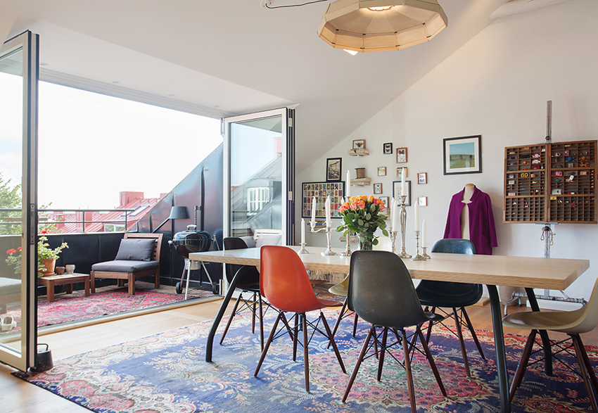 瑞典35坪低收納公寓裝修效果圖