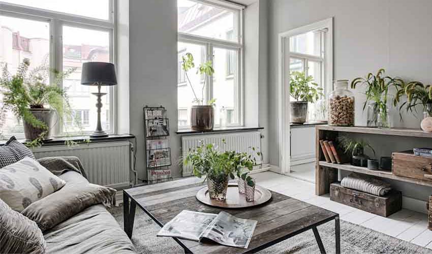 瑞典植栽單身女子公寓裝修效果圖