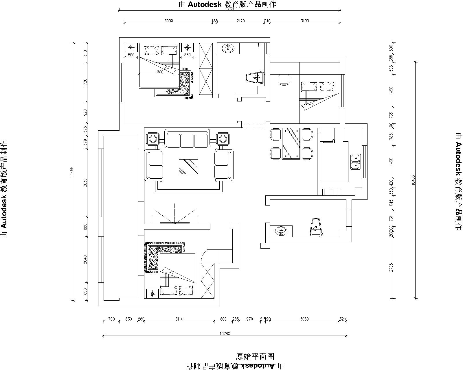 嘉福麗苑118平歐式風(fēng)格12.8萬(wàn)