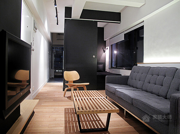 香港35平方米現代風(fēng)格公寓改造效果圖