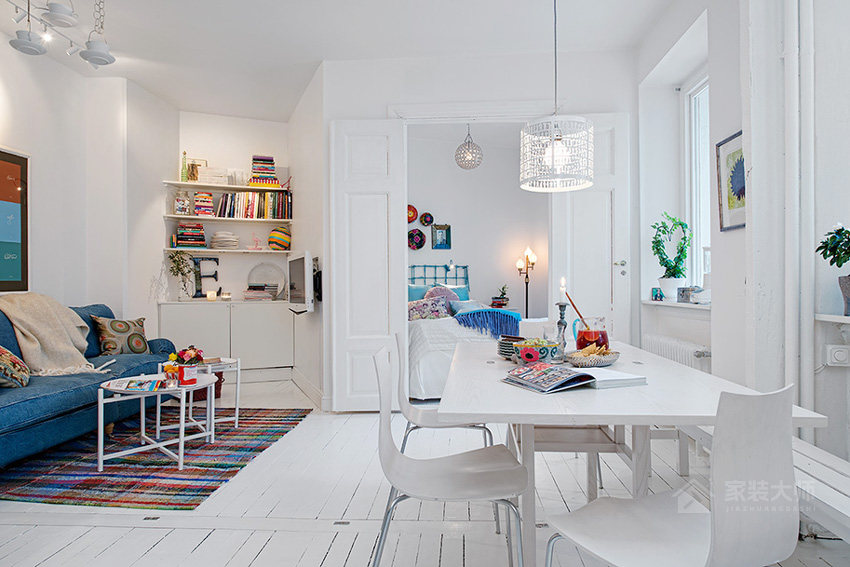 瑞典12坪北歐風(fēng)公寓改造裝修效果圖