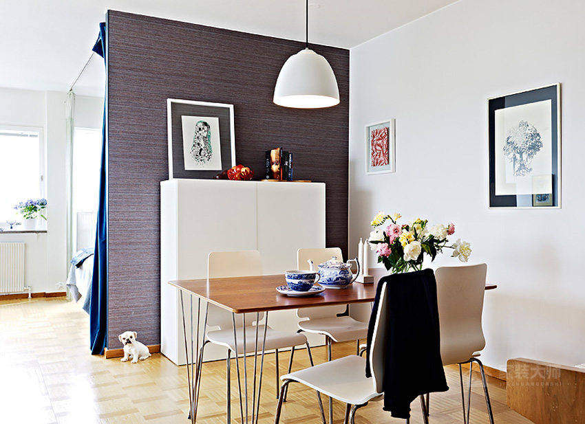 瑞典15 坪百變單身公寓裝修效果圖