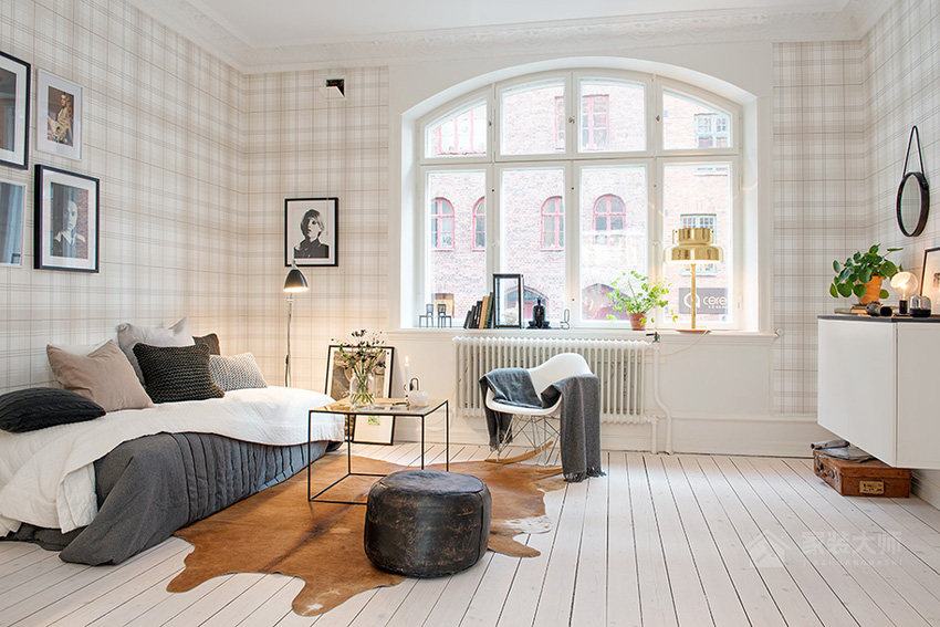 北欧风格客厅沙发效果图