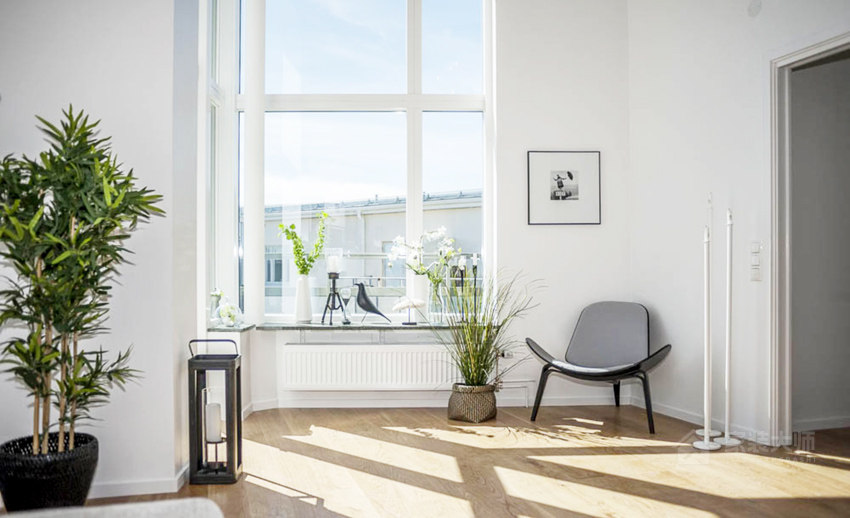 瑞典輕北歐風(fēng)公寓裝修效果圖