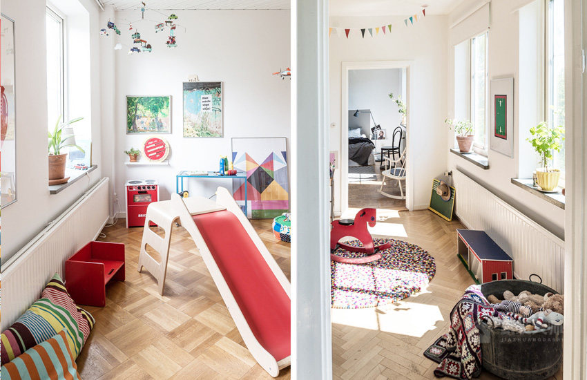 瑞典森林系亲子公寓装修效果图