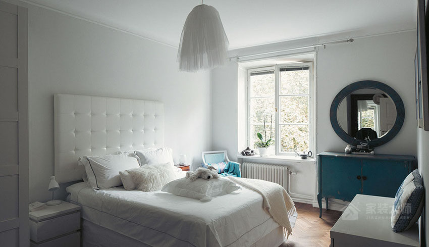 瑞典16 坪法式單身女子公寓裝修效果圖