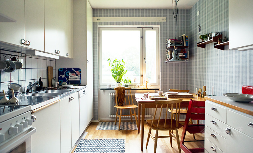 瑞典復古鄉村風(fēng)公寓裝修效果圖