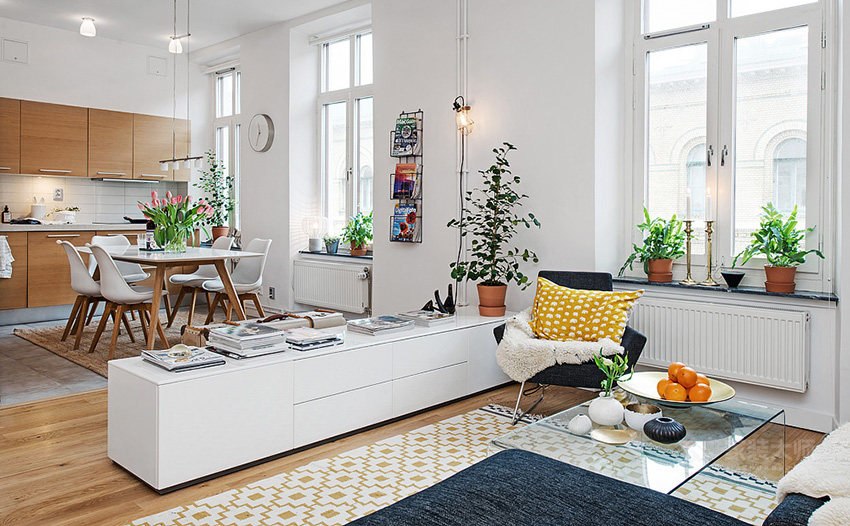 瑞典 24 坪北歐風(fēng)都市公寓裝修效果圖