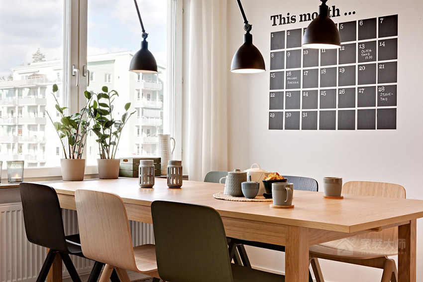 瑞典自然系现代公寓装修效果图