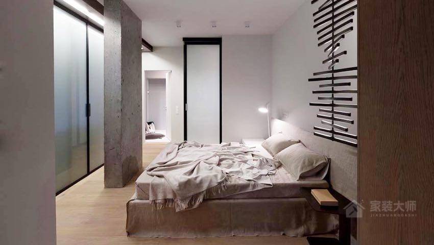 現代簡約風臥室歐式雙人床圖片