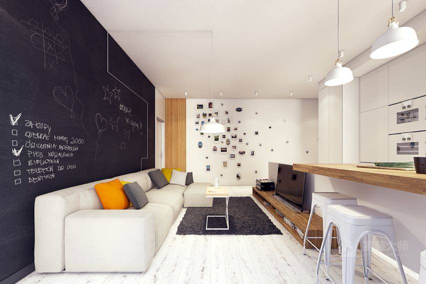波兰现代北欧风公寓装修效果图