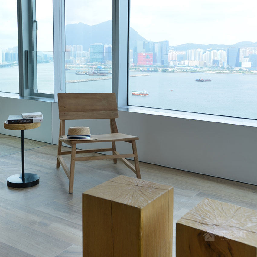 香港54 坪现代简约住宅装修效果图