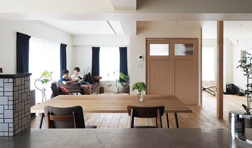 日本29 坪收纳公寓改造装修效果图
