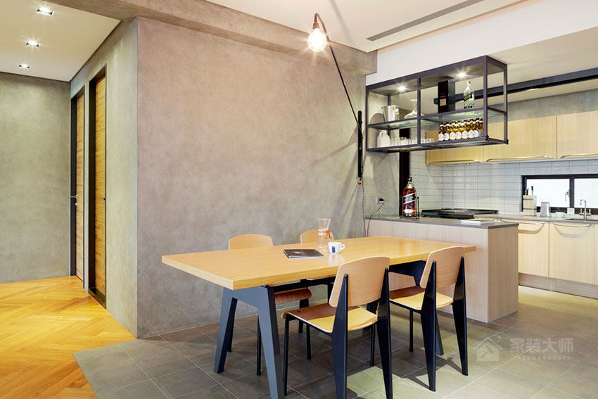 台北轻工业咖啡馆风格公寓装修效果图