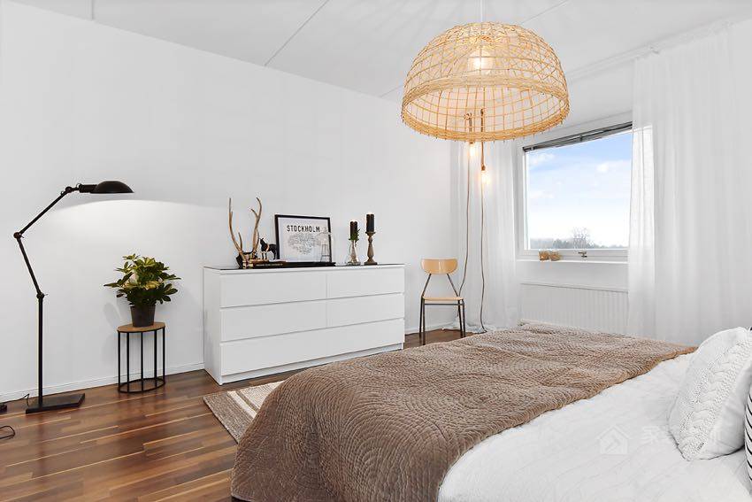 瑞典自然感公寓布置裝修效果圖