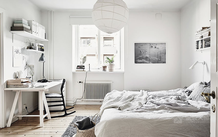 瑞典现代北欧风公寓装修效果图