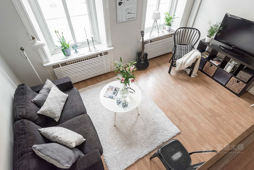 瑞典9坪超乎想像大公寓装修效果图