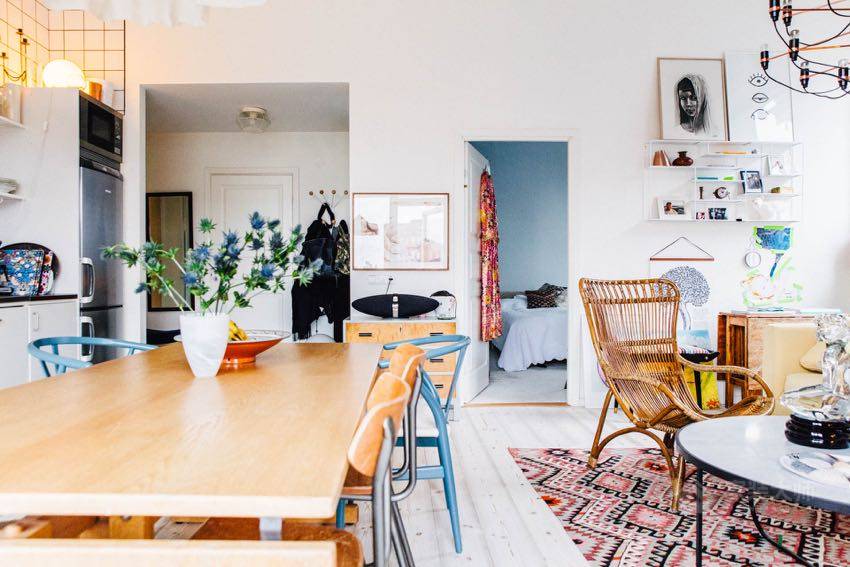 瑞典18坪让餐厨成为家的中心装修效果图