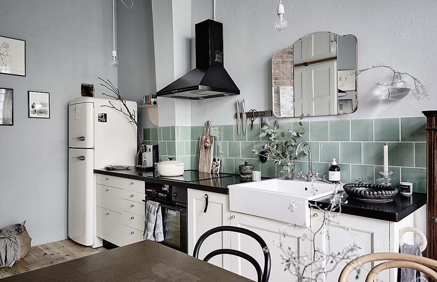 瑞典輕古典復層公寓裝修效果圖
