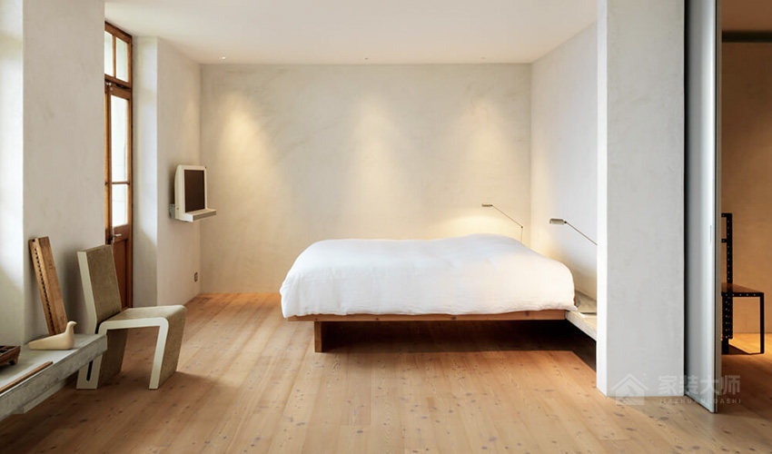 现代简约卧室双人床效果图