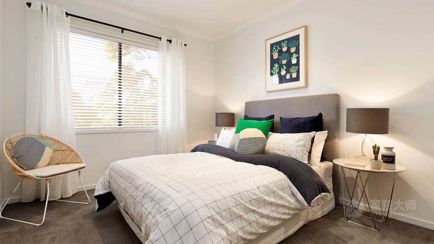 澳洲现代风大地色系暖感住宅装修效果图