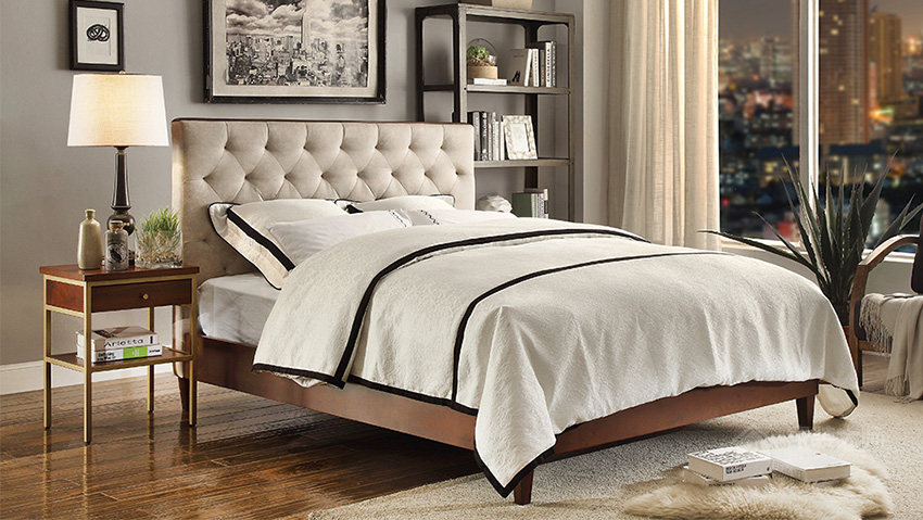 美式风格卧室床图片