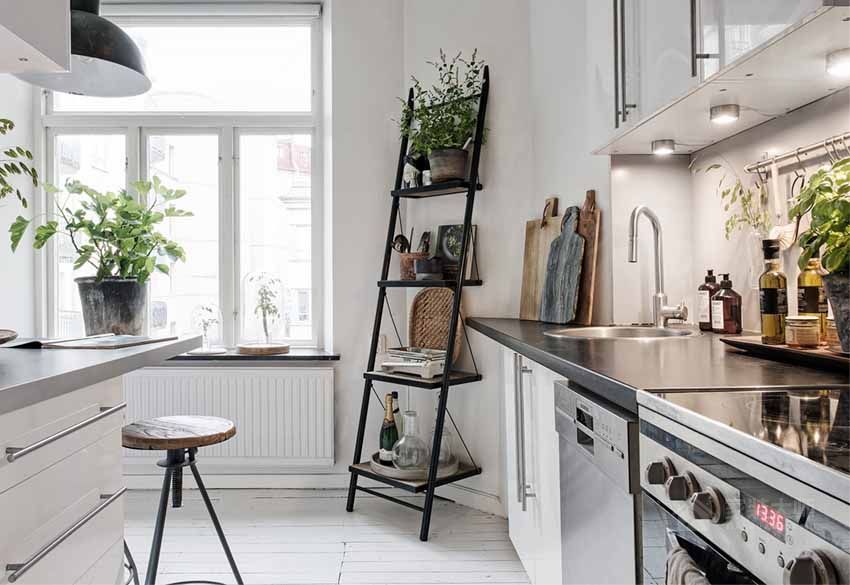 瑞典植栽單身女子公寓裝修效果圖