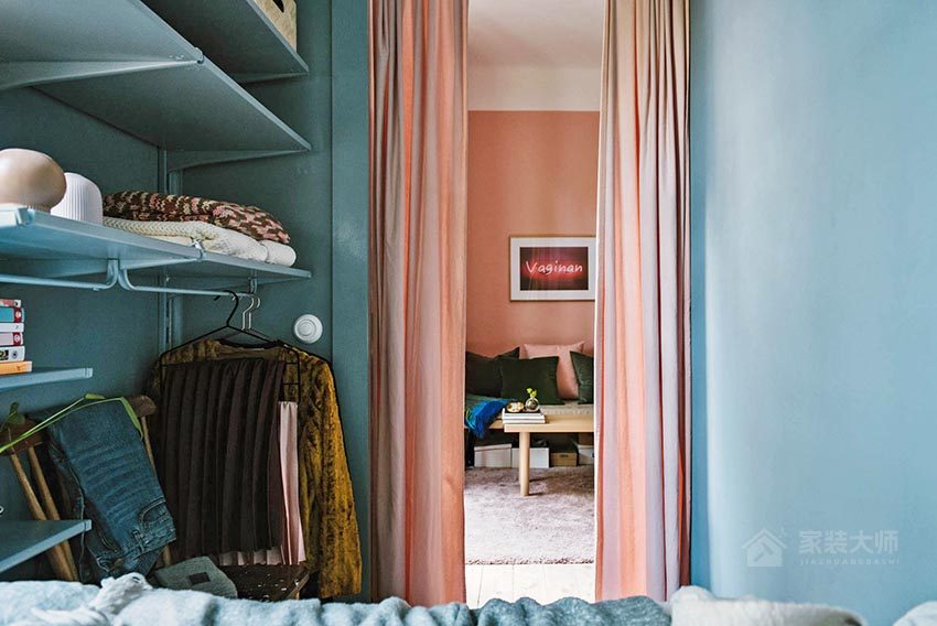 瑞典8坪少女粉單身女子公寓裝修效果圖