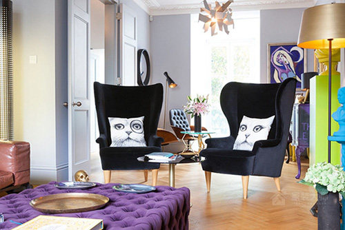 现代时尚多元素 伦敦复式混搭公寓