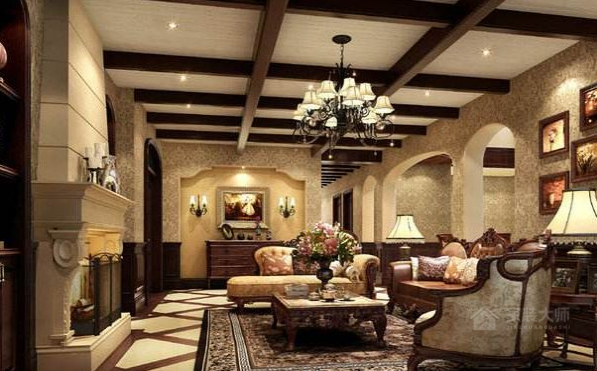 美式别墅客厅怎样装修？美式别墅客厅装修效果图分享！