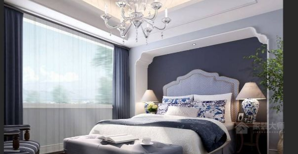 25平米地中海风格卧室设计方案，25平米地中海风格卧室效果图片