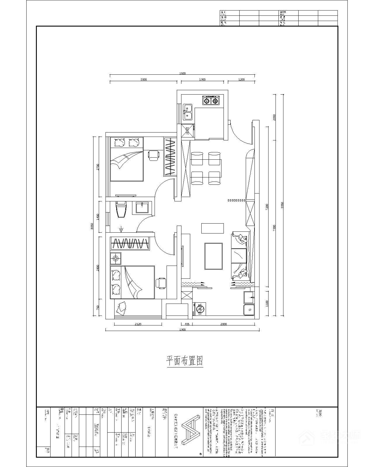 光明峰會(huì )現代簡(jiǎn)約二居裝修效果圖