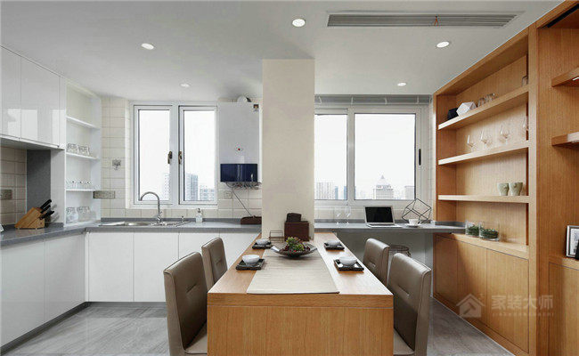吉兴公寓现代简约风格二居家装效果图