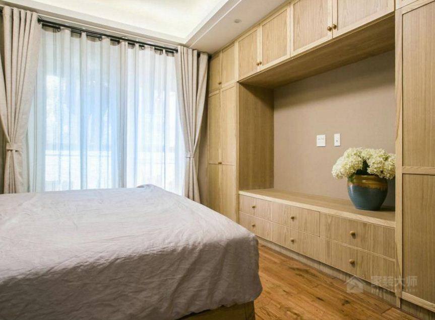 韓式風格設計臥室墻壁儲物柜