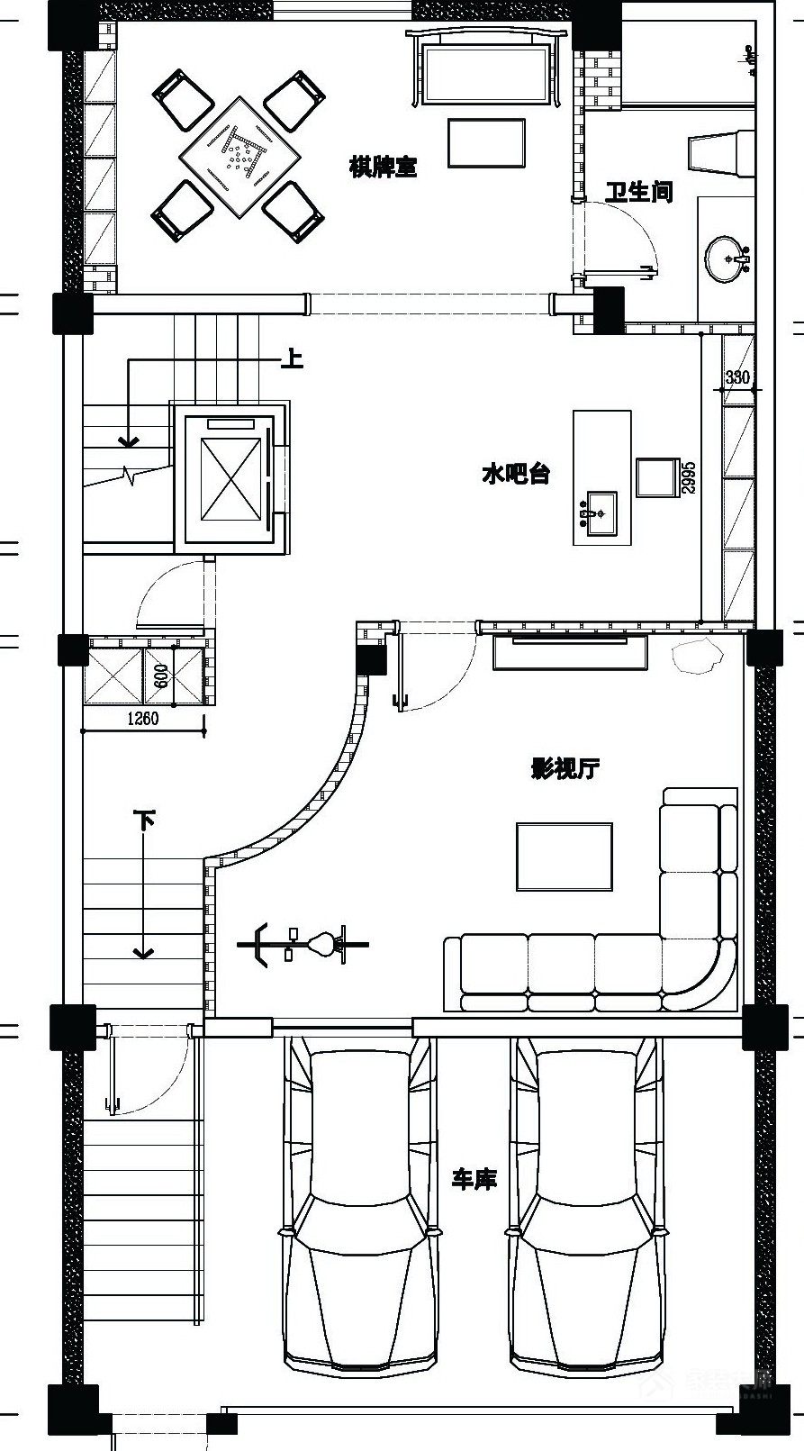 武夷绿洲中式风格别墅装修效果图