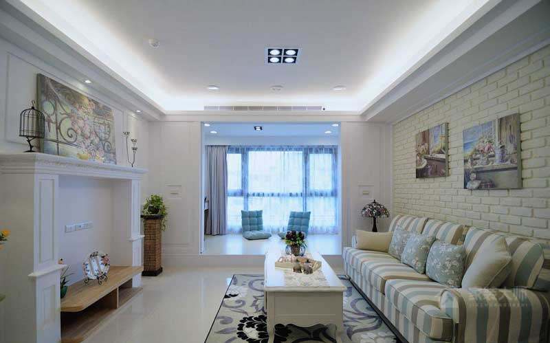 中国摩美式风格两居装修效果图