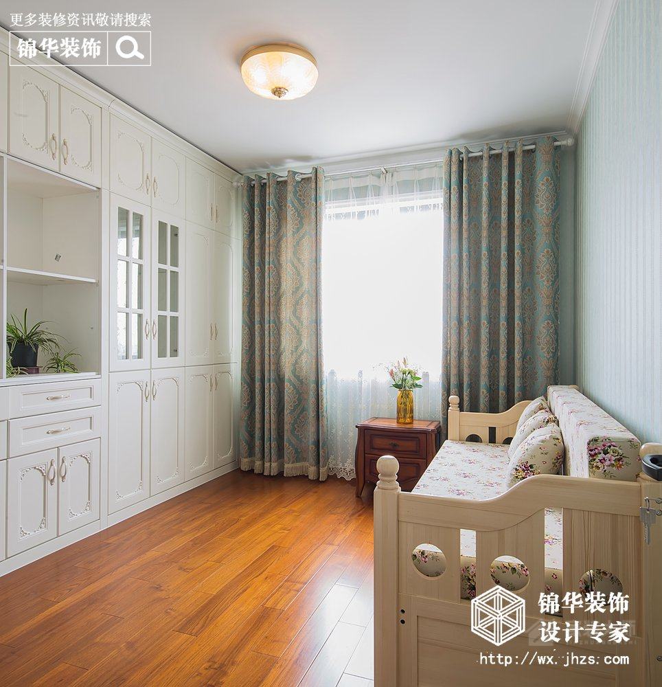 红豆香江豪庭124平北欧风格家装效果图