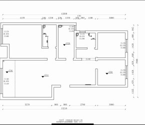 中海藍庭 105㎡  美式三居裝修效果圖