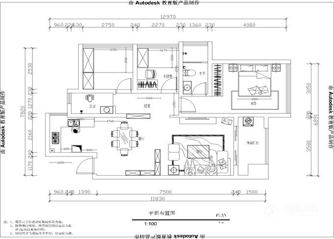 荣和山水绿城欧式装修案例