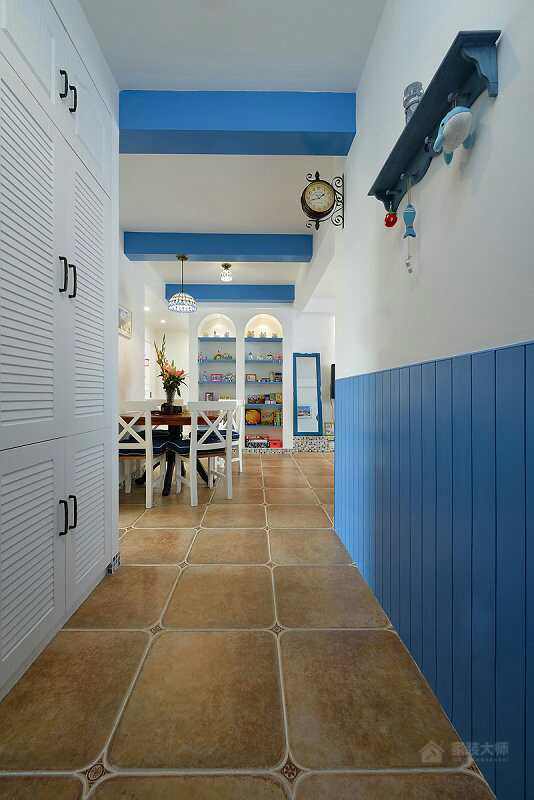 地中海風格設計走廊過道圖片