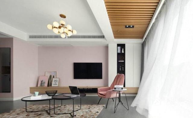 龙津大厦121㎡三居室现代简约风格