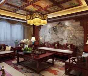 美景阁200㎡中式风格四居室