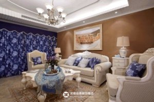 匯泉西悅城115平米地中海風(fēng)格三居室