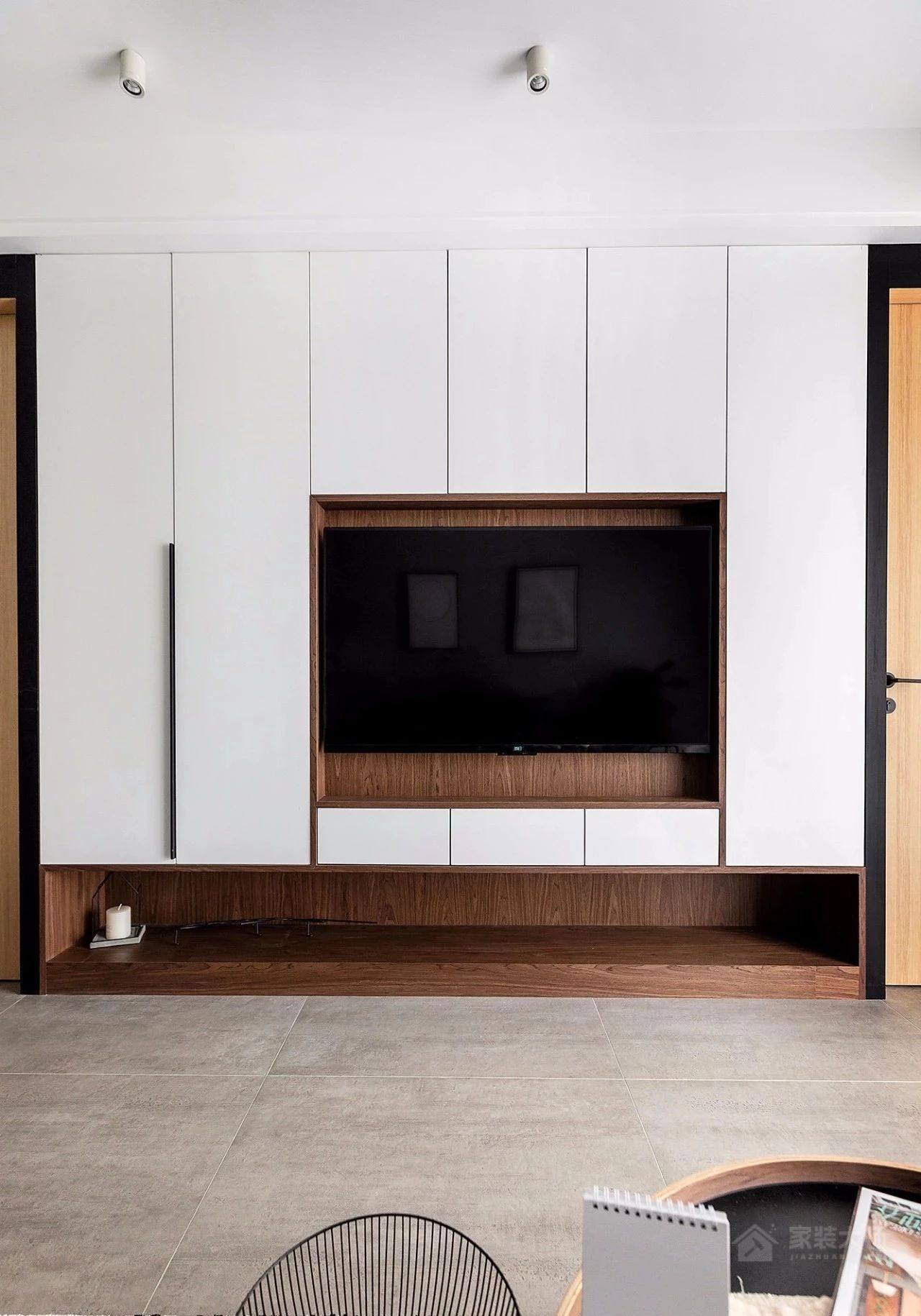 現代簡約風小三居室簡潔時尚儲物柜超贊