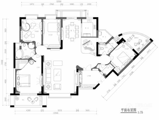 北京华侨城180平四居