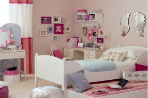 粉红儿童房装修