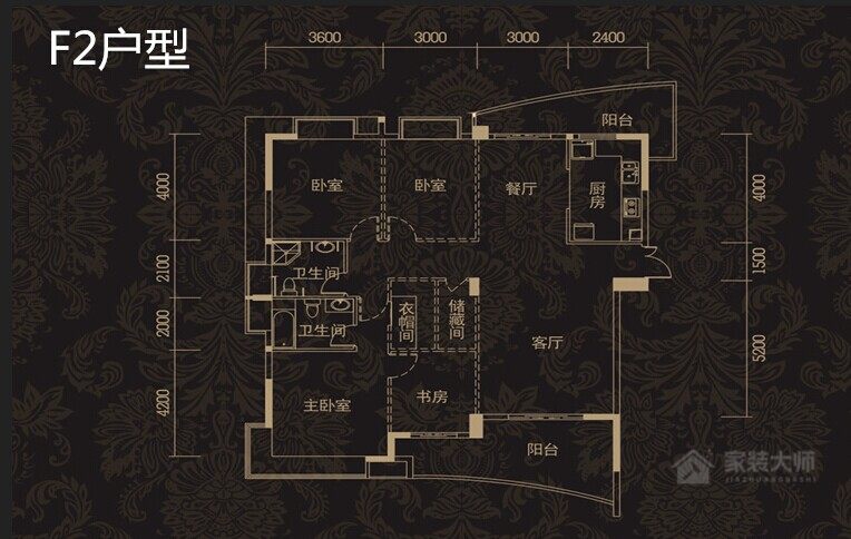 城投瀚城装修设计-19万打造168平大气奢华欧式风格大宅