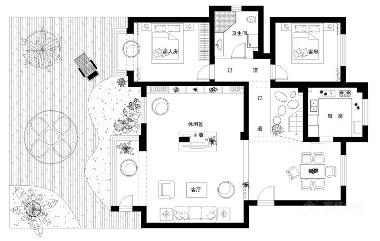 【来自欣家园290平米复式设计——鼎盛创典装饰温情演绎半包装